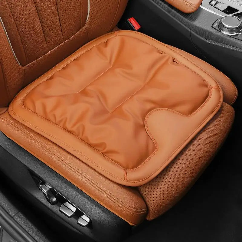 Luxury Car Seat Cushion Anti Fouling Leather Memory Cotton Comfort Front Seat Back Row Cushion Auto Supplies, Car Nappa Leather Seat Cushion