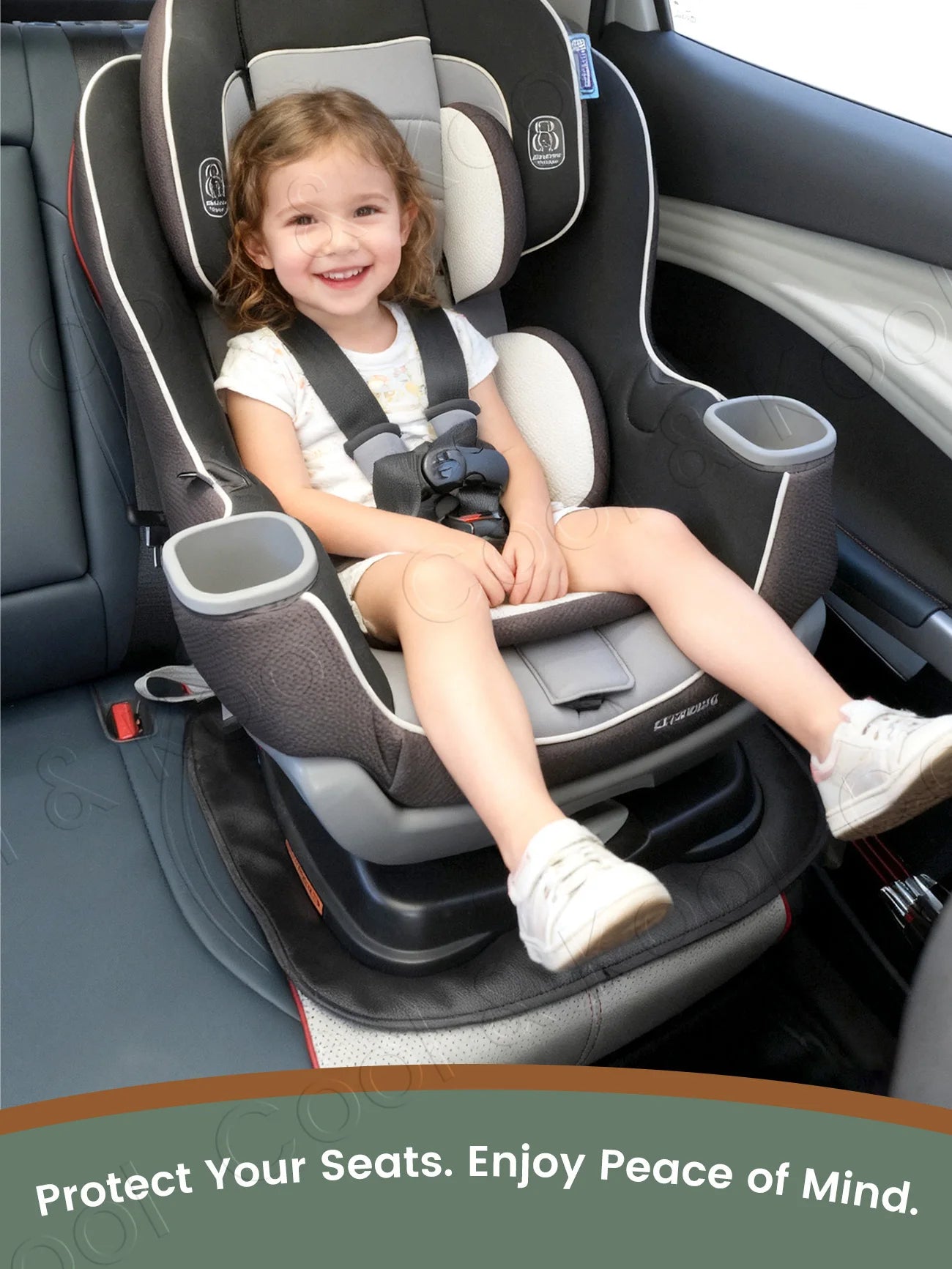 Waterproof Car Seat Protector – Anti-Scratch Full Coverage Seat Protection Pad - Delicate Leather  