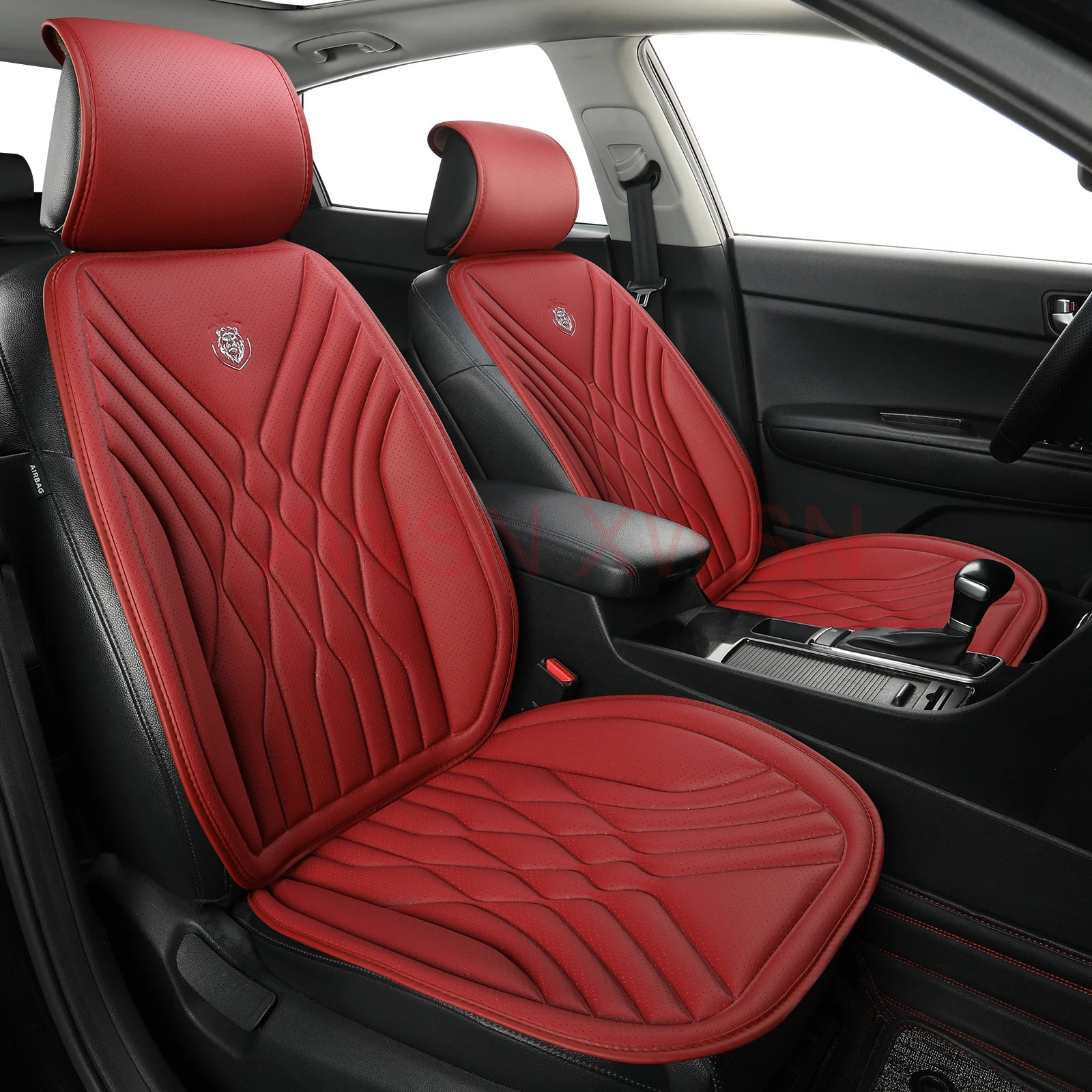 Universal PU Leather Car Seat Cover – Breathable, Durable Cushion Pad for Car Interiors, All-Season Protection - Delicate Leather  