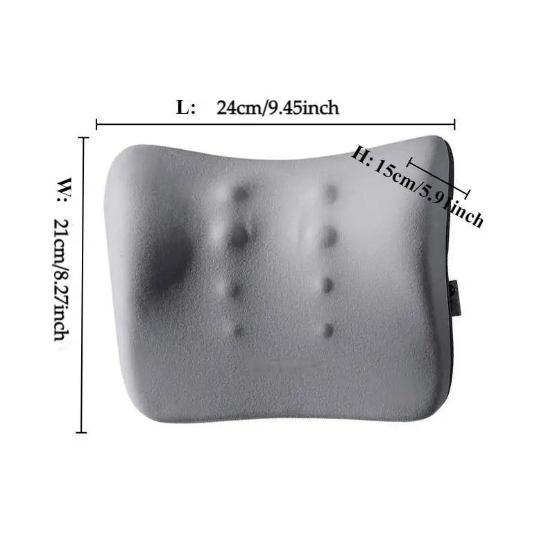 Ergonomic Memory Foam Neck Pillow – Universal Car Seat Head & Neck Support Cushion - Delicate Leather  