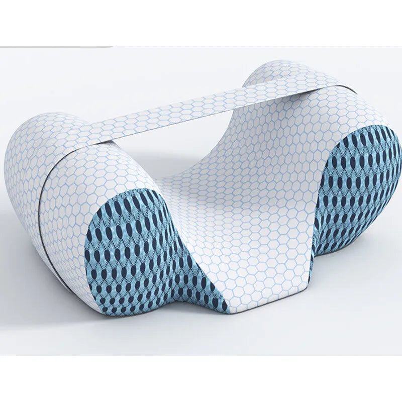 Contour Sleeping Pillow – Positioning Support Pillow for Back or Side Sleeping - Delicate Leather  