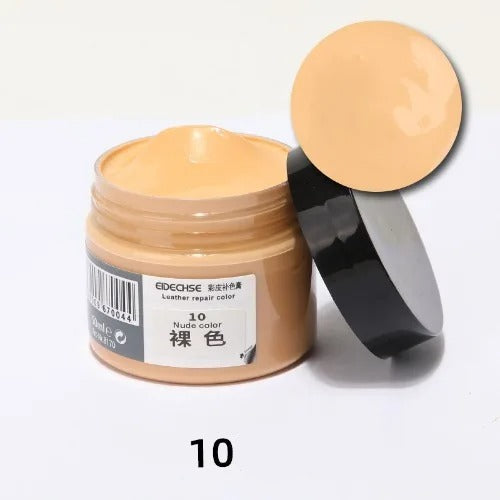 Liquid Skin Leather Repair Kit – No-Heat Restoration for Car Seats, Sofas, and Leather Goods - Delicate Leather