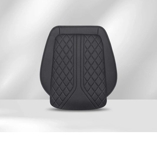 Universal Nappa Leather Car Seat Cushion – Memory Foam Protective Pad for Front Seat - Delicate Leather