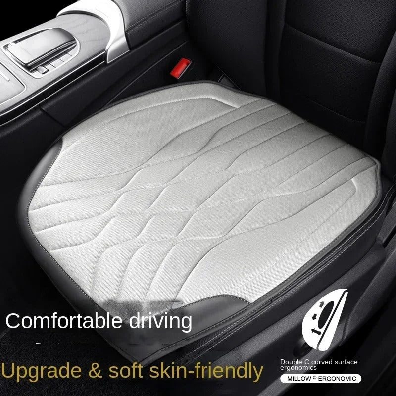 Car Seat Cushion Protector Pad – Breathable, Anti-Slip & Stylish Universal Cover