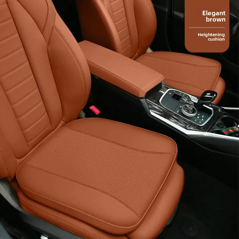 Universal Memory Foam Car Seat Cushion – Breathable U-Shaped Anti-Slip Seat Cover - Delicate Leather