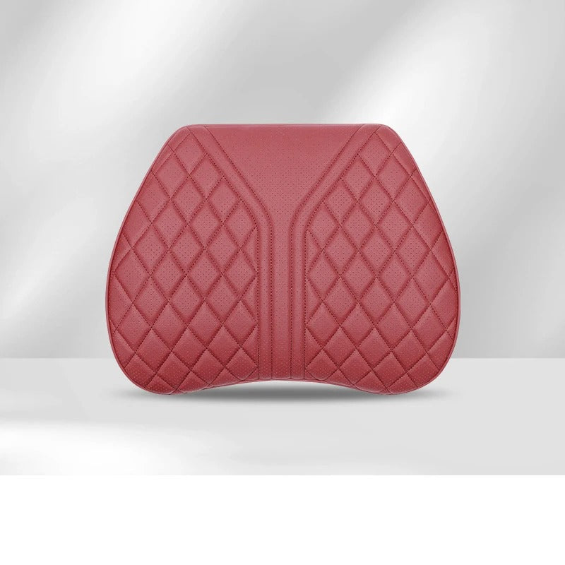 Universal Nappa Leather Car Seat Cushion – Memory Foam Protective Pad for Front Seat - Delicate Leather  