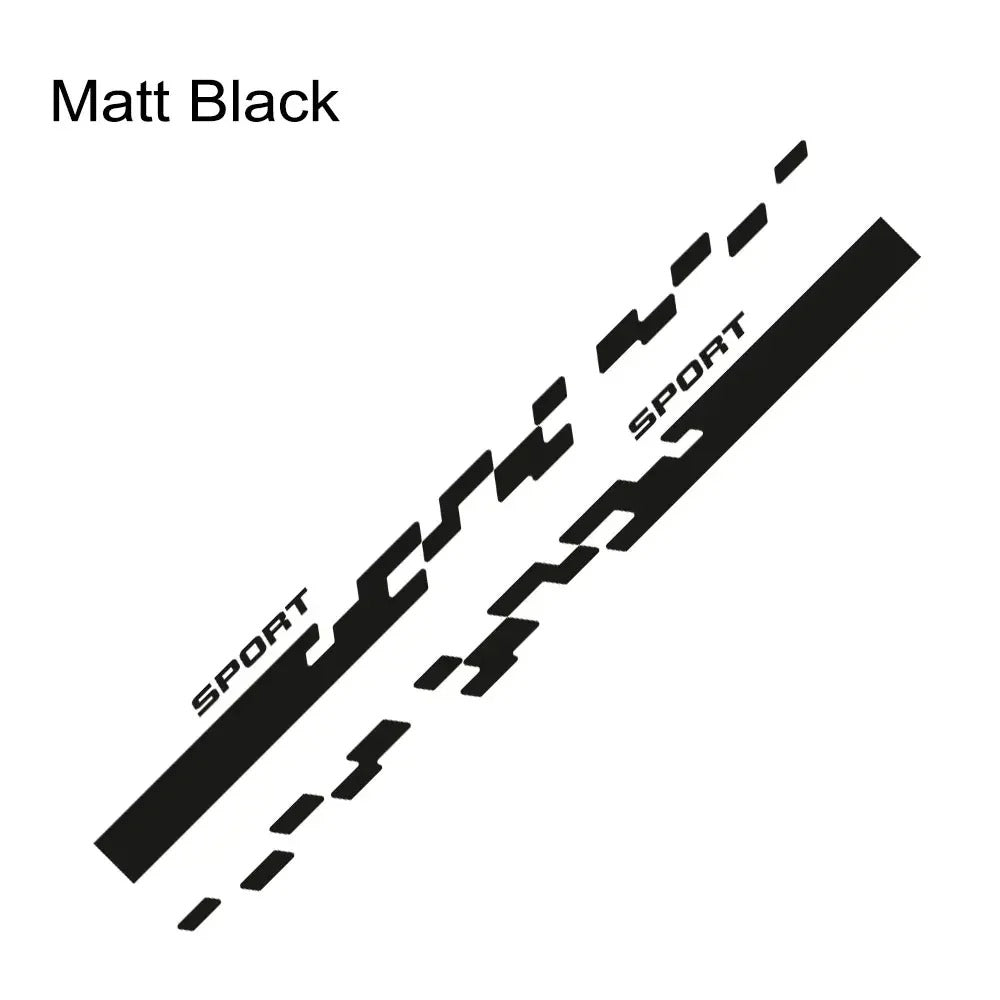 Car Side Stripe Graphics Vinyl Decal Kit – PVC Exterior Body Stickers