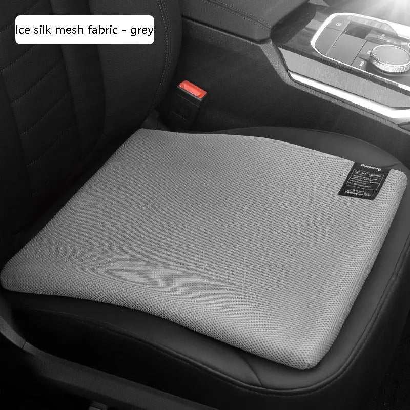 Summer Ice Silk Car Seat Cushion – Breathable Honeycomb Cooling Seat Pad - Delicate Leather  