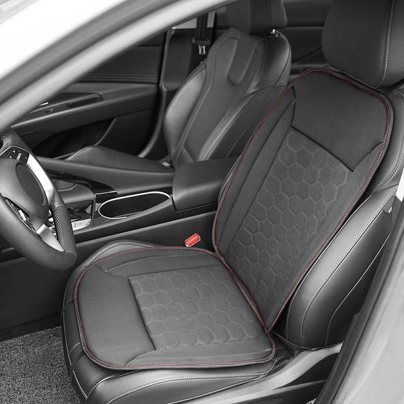 Universal Honeycomb Car Seat Cushion – Breathable Heat-Dissipation Seat Protector - Delicate Leather