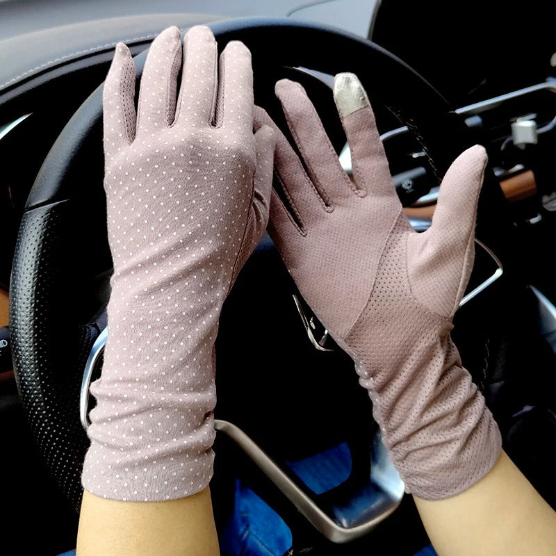 2024 New Fashion Women's Sun Protection Gloves