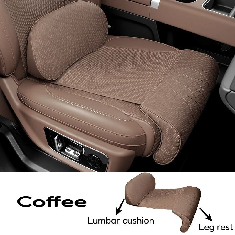 Roof Rack Lid Rail End Shell Cover Guard for Toyota Land Cruiser Prado FJ120 (2003-2009) - Delicate Leather  