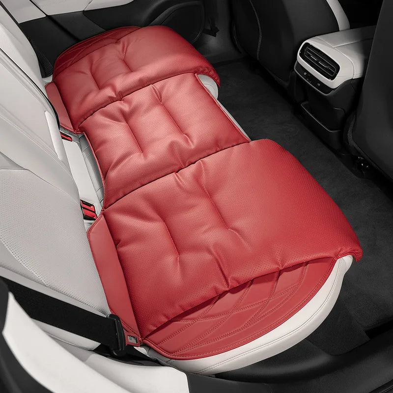 NAPPA Leather Car Seat Cushion Protective Auto Seat Cover Pad for Vehicles Universal Fit