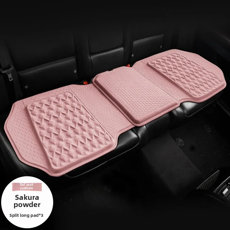 Gel Car Seat Cushion – Breathable Ventilated Non-Slip Universal Seat Pad - Delicate Leather  