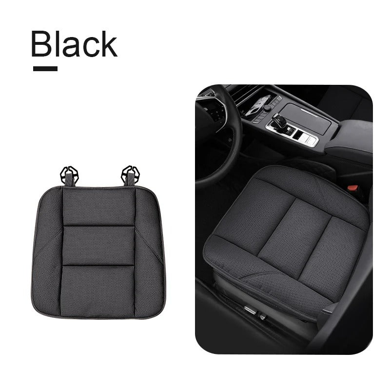 Universal Leather Car Seat Cushion – Breathable Anti-Slip All-Season Seat Protector - Delicate Leather  