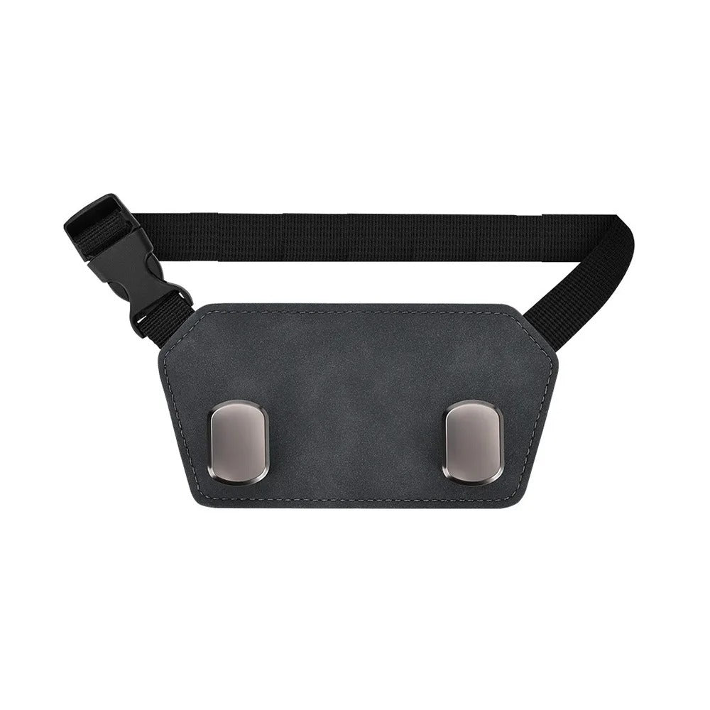 Heavy-Duty Car Headrest Double Hook – Multi-Purpose Seat Back Organizer & Bag Hanger - Delicate Leather
