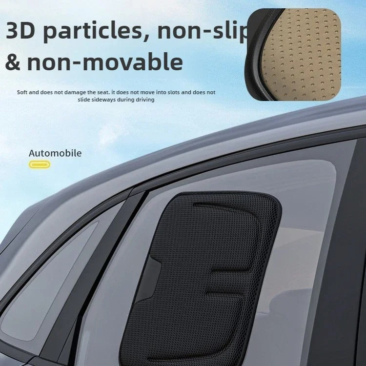 3D Honeycomb Seat Cushion – Universal Breathable Ice-Silk Style Car Seat Protector for All Seasons - Delicate Leather  