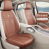Nappa Leather Car Seat Covers – Waterproof, Universal Fit with Surround Bottom Design | Luxury Seat Protector for Cars, SUVs, Pickups - Delicate Leather
