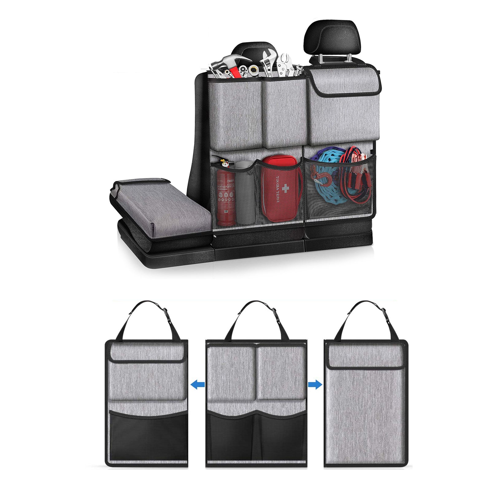 Auto Storage Organizer - Universal Large Capacity Car Trunk and Backseat Storage Bag, Custom Fit For Your Cars, Car Accessories