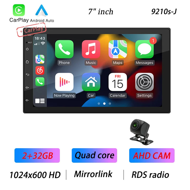 Android 11 Car Radio – 2 Din, 4-Core, 4G, Wireless CarPlay, Android Auto, 7"/9"/10" IPS Screen, GPS, Wi-Fi, Bluetooth 23