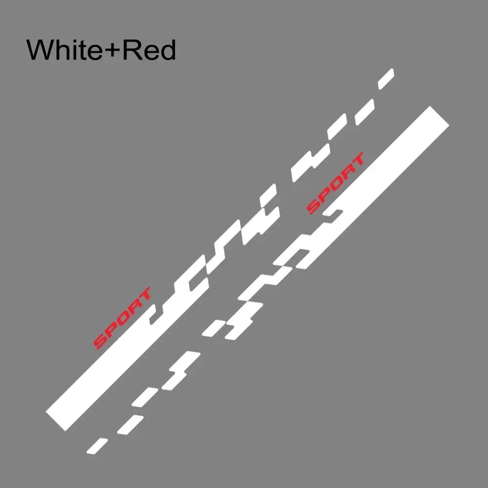 Car Side Stripe Graphics Vinyl Decal Kit – PVC Exterior Body Stickers