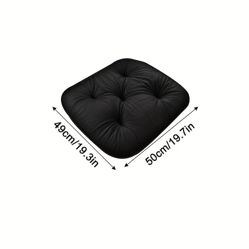 Universal Polyester Car Seat Cover – Breathable All-Season Front Seat Cushion - Delicate Leather