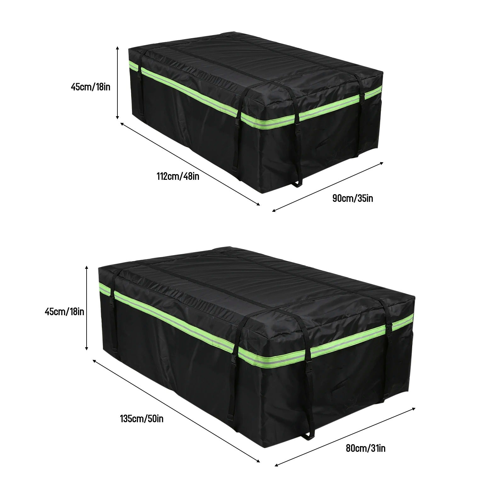 Waterproof Cargo Bag Car Roof Cargo Carrier with Night Reflective Strip