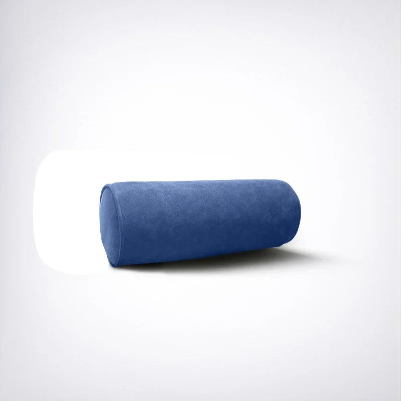 Alcantara Car Headrest Neck Pillow – Round High-End Headrest for Volvo and Universal Use - Delicate Leather