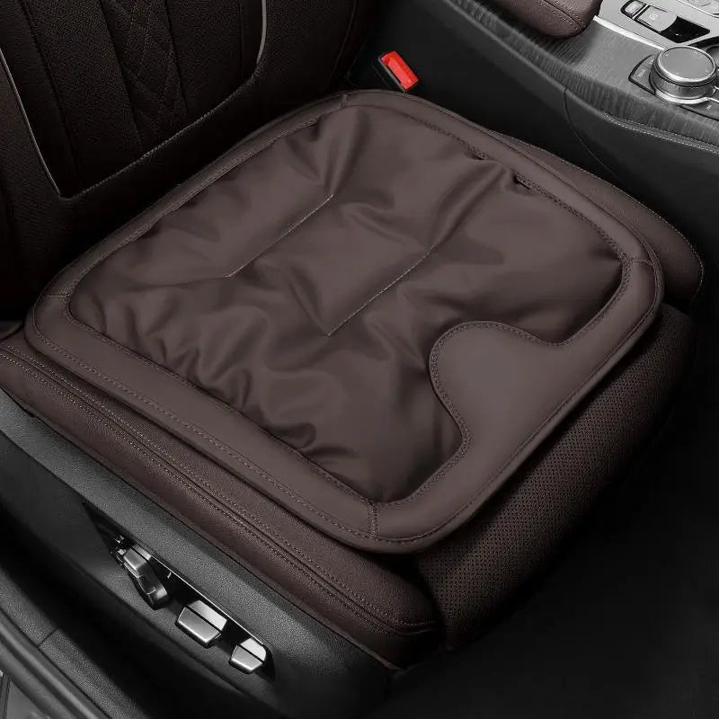 Luxury Car Seat Cushion Anti Fouling Leather Memory Cotton Comfort Front Seat Back Row Cushion Auto Supplies, Car Nappa Leather Seat Cushion