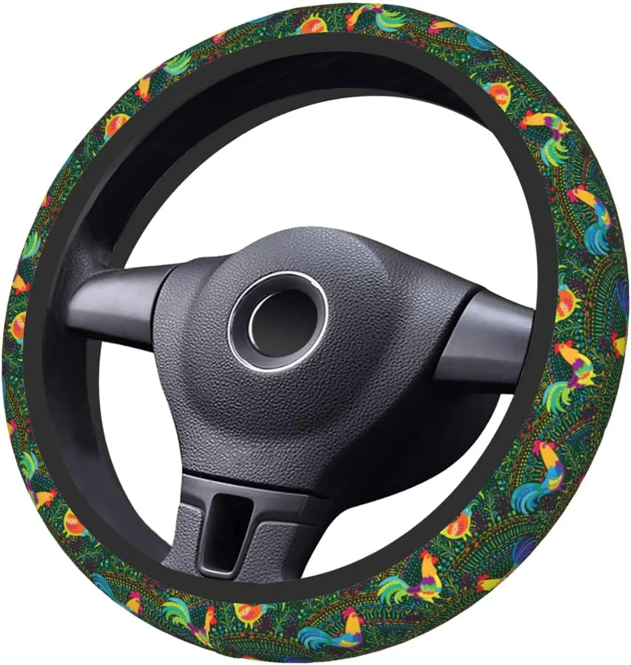 Roosters Steering Wheel Cover, Car Steering Wheel Cover , Car Accessories 03