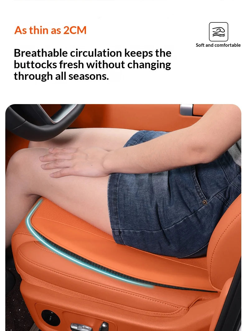 Breathable Car Seat Cushion – Universal Fit Seat Pad for Everyday Use