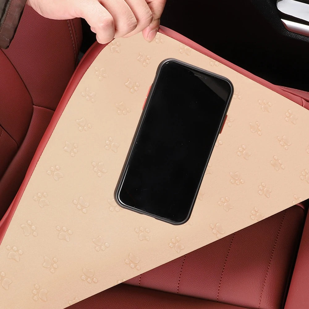 Breathable Memory Foam Car Seat Cushion – Universal Front & Rear Seat Protection Mat - Delicate Leather