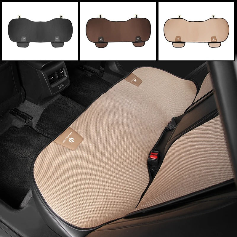 Breathable Ice Silk Car Seat Cushion – Non-Slip Universal Seat Pad