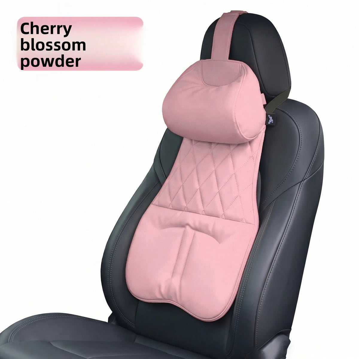 Universal Leather Car Headrest Cushion – Breathable Neck & Lumbar Support Pillow - Delicate Leather