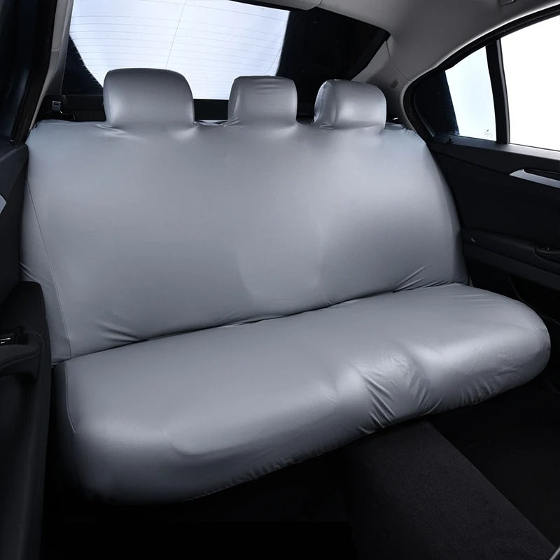 All-Season Universal PU Leather Car Seat Cover – Waterproof Full-Surround Elastic Seat Protector for Sedans, SUVs, and Trucks - Delicate Leather  