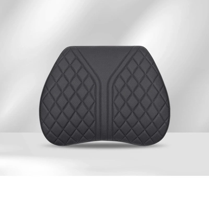 Universal Nappa Leather Car Seat Cushion – Memory Foam Protective Pad for Front Seat - Delicate Leather  