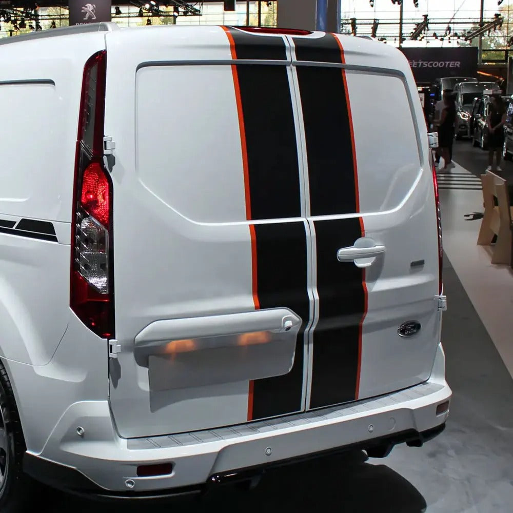 Camper Van Rear Door & Body Vinyl Decal Kit – PVC Exterior Stickers - Delicate Leather