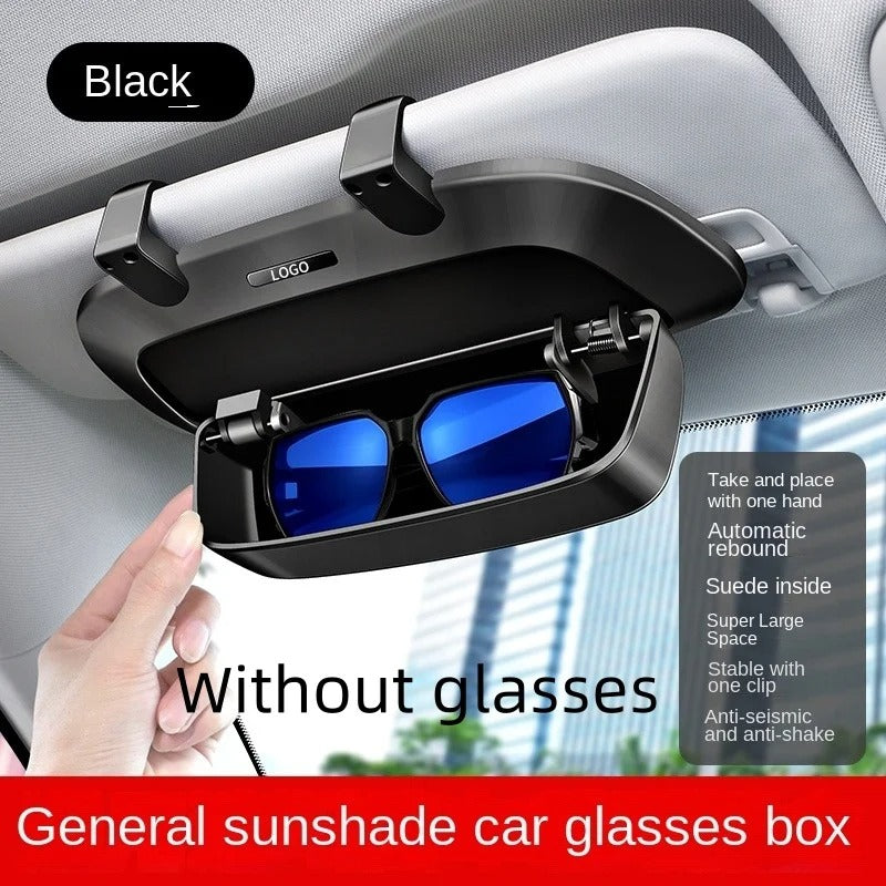 Car Glasses Case - Sun Visor Multifunctional Sunglasses Holder