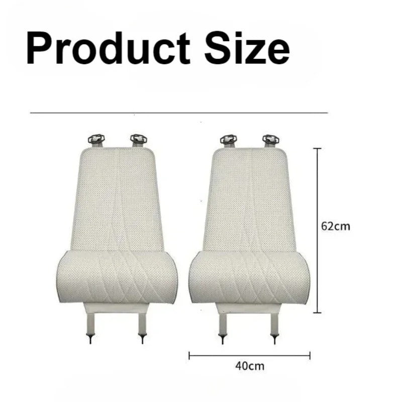 Driver Car Seat Extender - Leather Leg Support Cushion for Long Distance Driving - Memory Foam Knee Pad for Car, Truck, and Home Use - Delicate Leather