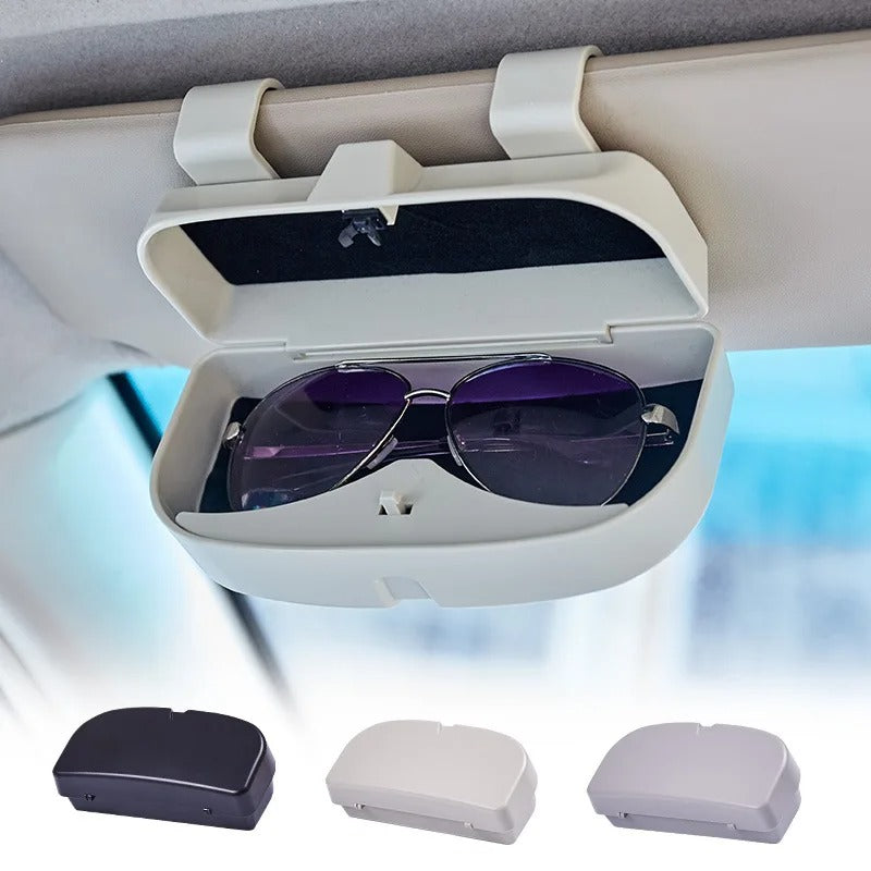 Car Glasses Holder - Universal Sun Visor Sunglasses Case