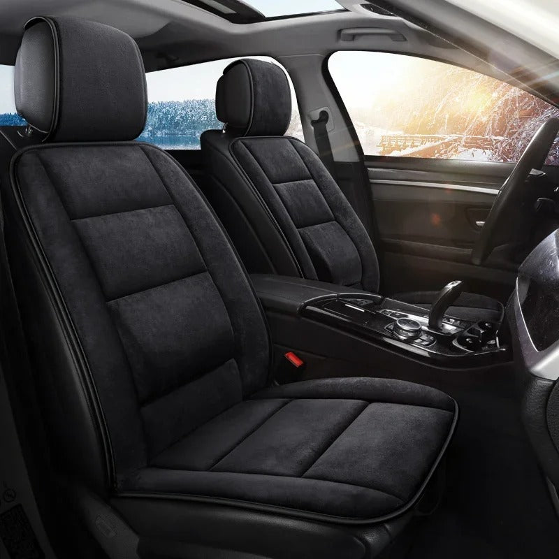 Plush Car Seat Cushion – Warm Non-Slip Winter Seat Pad for Universal Front Seats