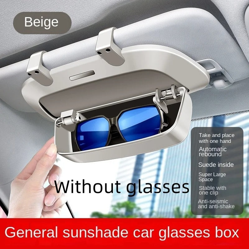 Car Glasses Case - Sun Visor Multifunctional Sunglasses Holder