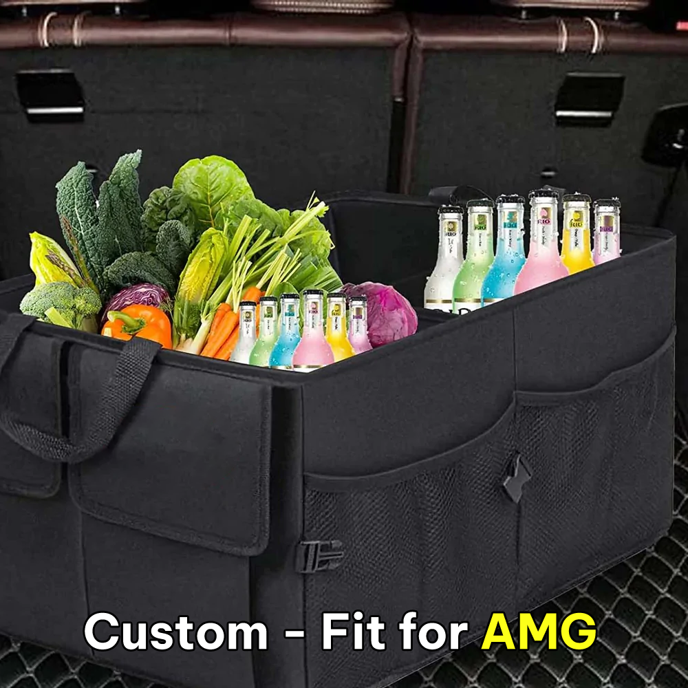 Car Trunk Organizer, Custom-Fit For Car, Foldable Car Trunk Storage Box, Storage Bag, Waterproof, Dust-proof, Stain-Resistant, Car Accessories DLLM229