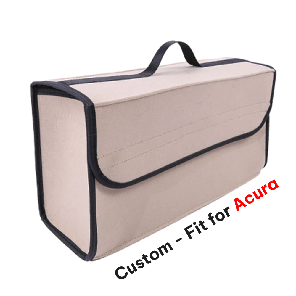 Soft Felt Car Bag Organizer, Custom-Fit For Car, Folding Car Storage Box Non Slip Fireproof Car Trunk Organizer DLAC236