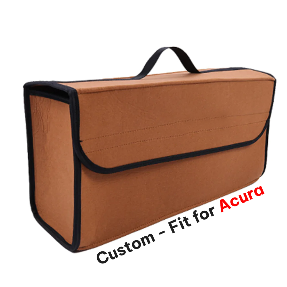 Soft Felt Car Bag Organizer, Custom-Fit For Car, Folding Car Storage Box Non Slip Fireproof Car Trunk Organizer DLAC236