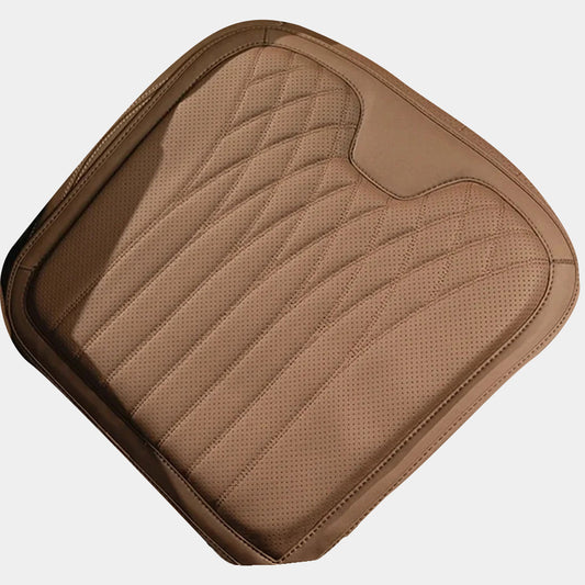 Nappa Leather Car Cushion Set – Universal Seat, Back, and Waist Cushions for All-Season Comfort - Delicate Leather