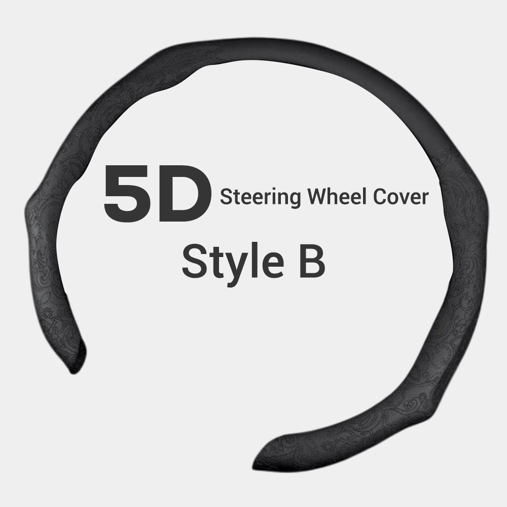 5D Universal Car Steering Wheel Cover - Non-slip Car Styling for Car Accessories