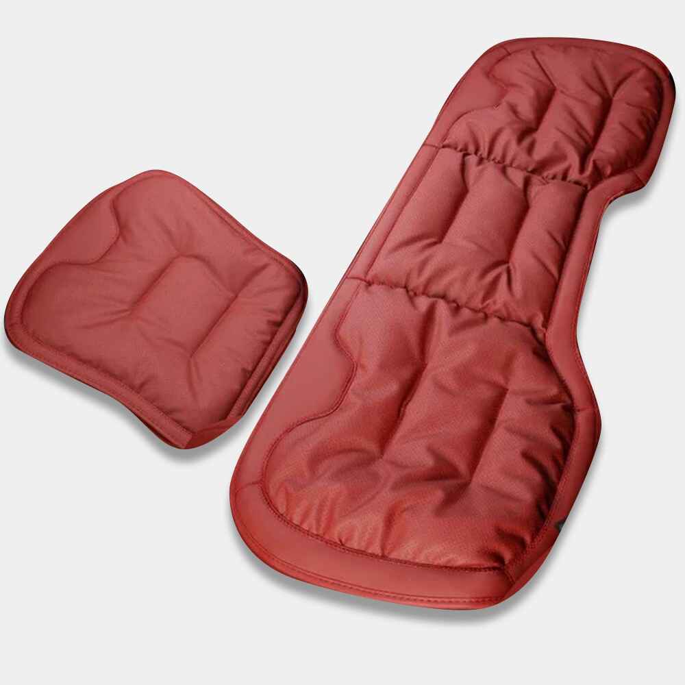 Car Seat Cushion for Driving - Breathable Non-Slip Bottom Comfort Car Seat Protector - Red