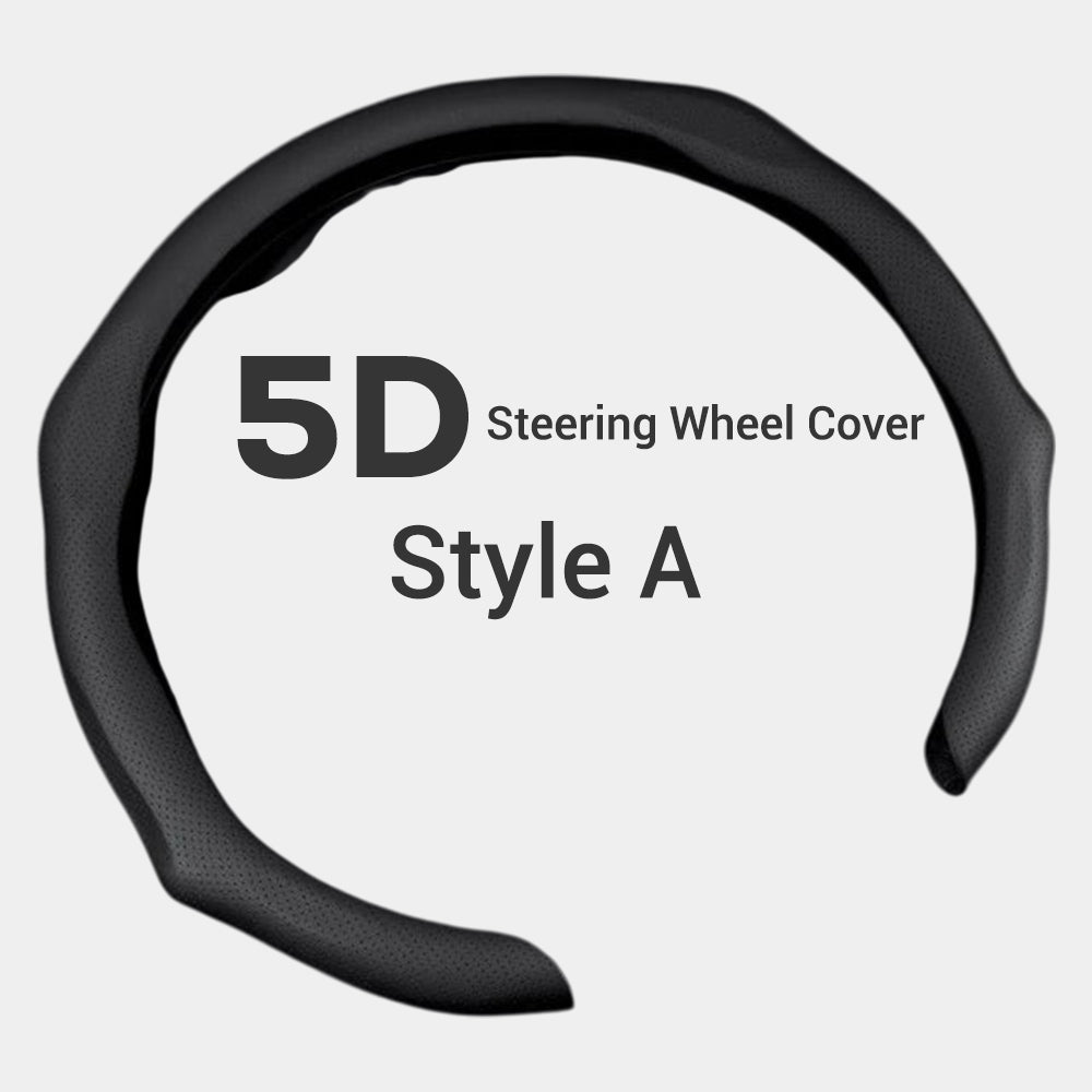 5D Universal Car Steering Wheel Cover - Non-slip Car Styling for Car Accessories