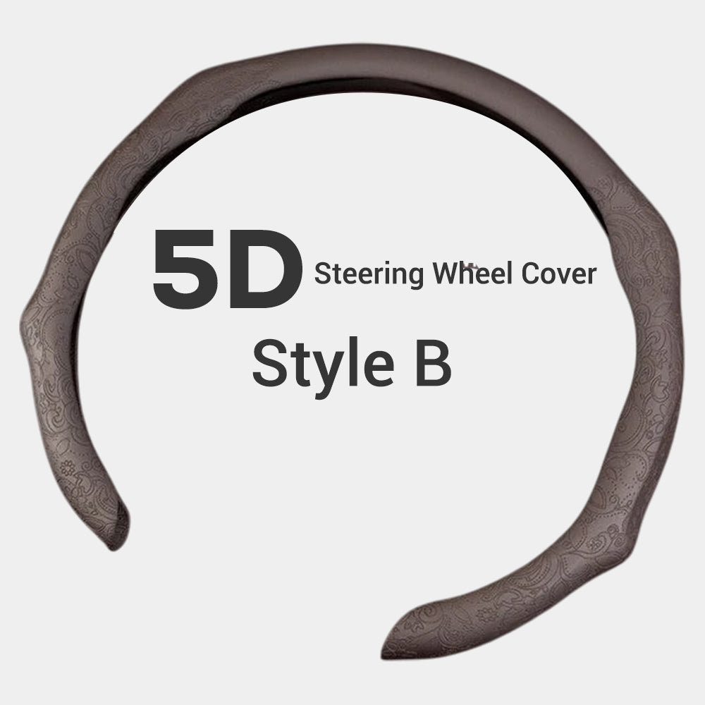5D Universal Car Steering Wheel Cover - Non-slip Car Styling for Car Accessories
