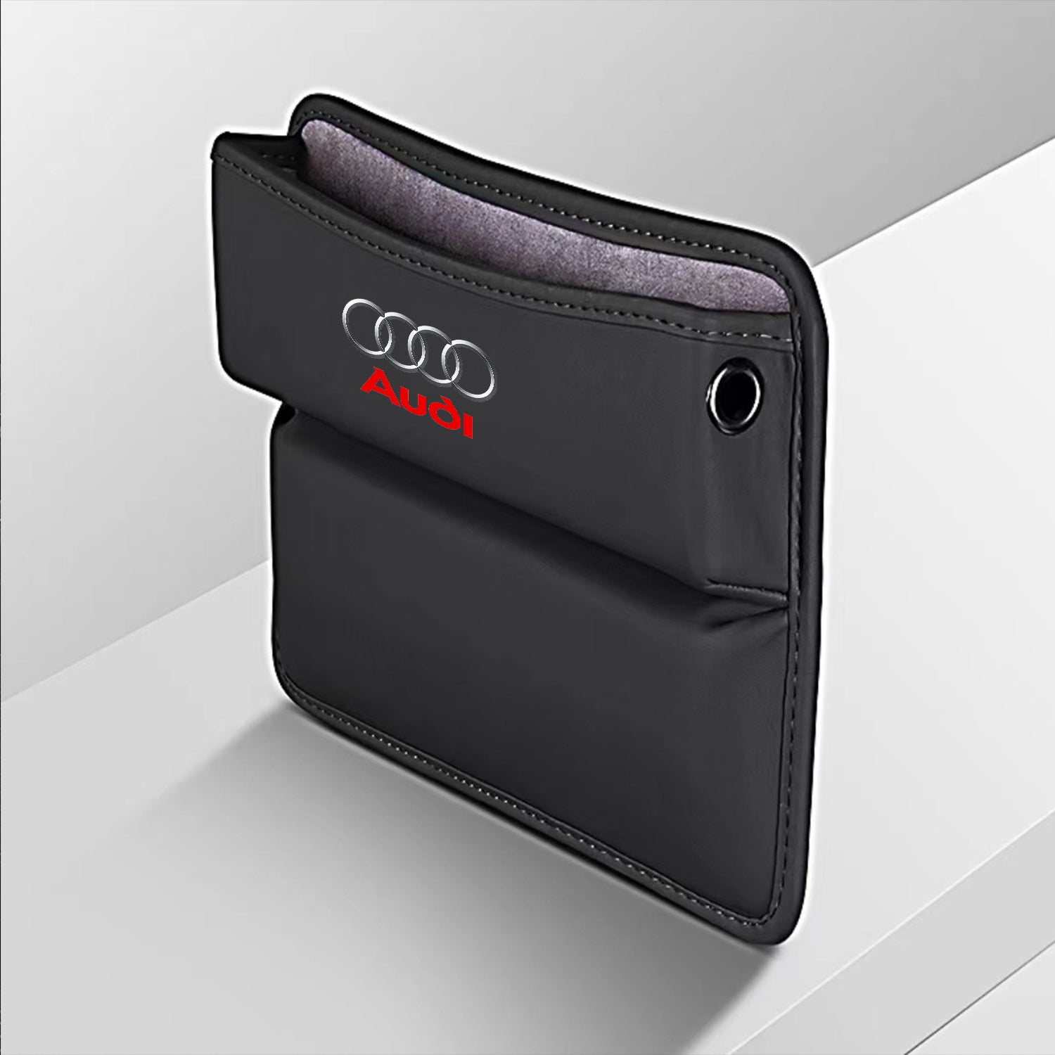 Audi Car Seat Gap Filler Organizer, Audi Car Organizer Vehicle  Multifunctional Storage Box, Multifunctional PU Leather Console Side Pocket  Organizer for Cellphones, Cards, Wallets, Keys